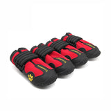 Truelove All Weather Dog Shoes - Red (Set Of 4) - Rufftail