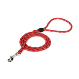 TRUELOVE High Density Rope Webbing Leash for Dogs - Red - Rufftail