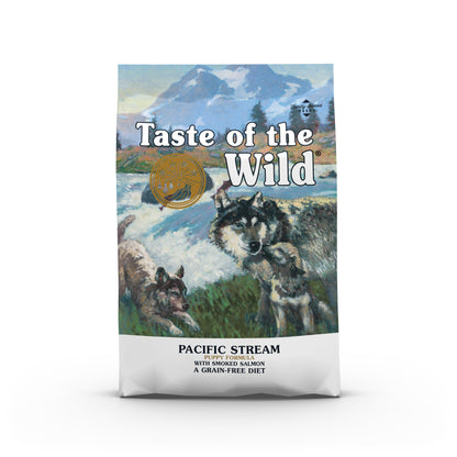 Taste of the Wild Pacific Stream Puppy Dry Dog Food - Smoked Salmon - Rufftail