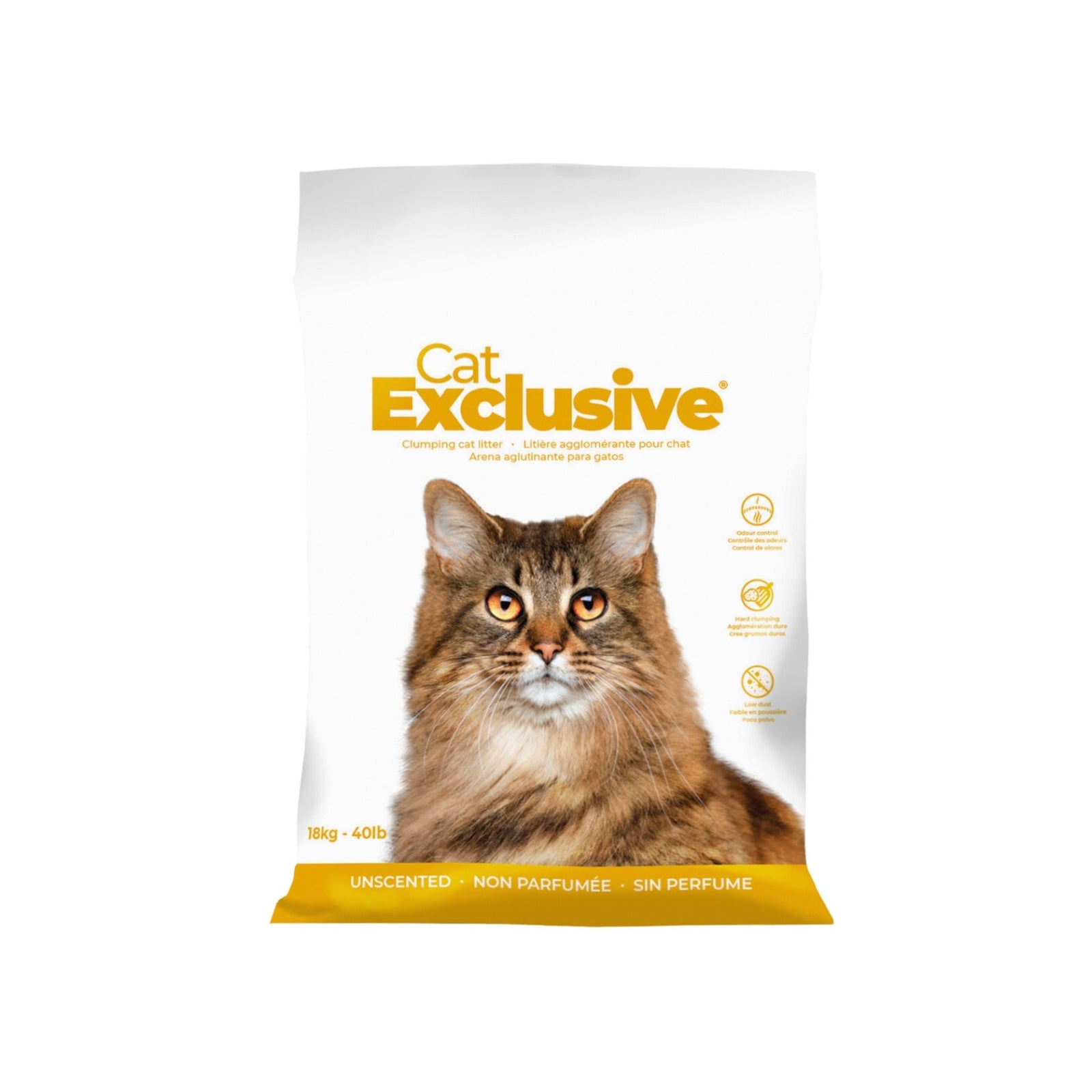 Intersand Cat Exclusive Cat Litter Unscented Scoopable - 10 kg - Rufftail