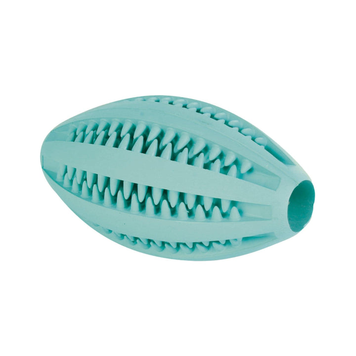 Trixie Denta Fun Rugby Ball Mint Flavour Natural Rubber For Dogs -11 cm - Rufftail