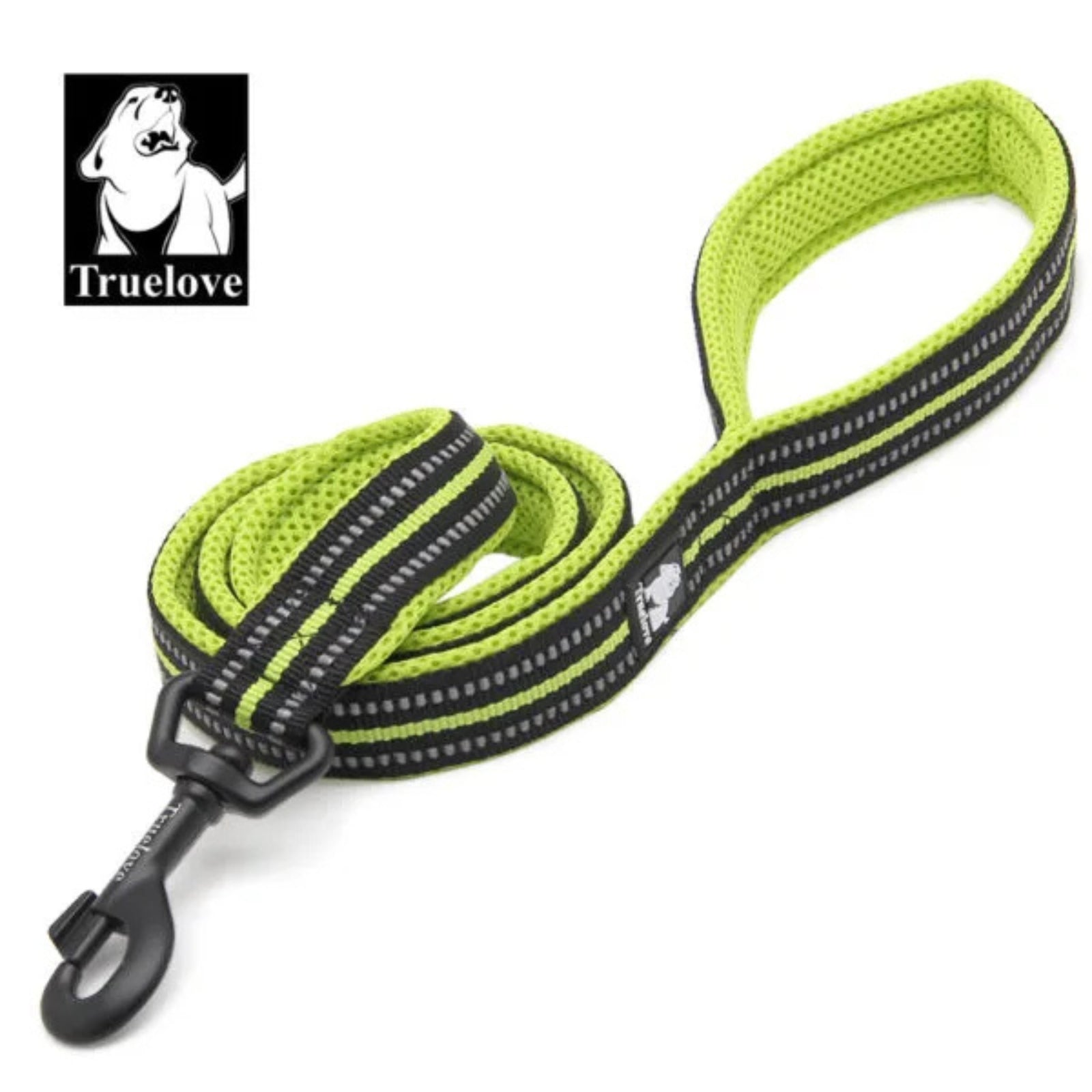 Truelove Classic Leash for Dogs – Durable & Stylish Walking Essential - Neon Yellow - Rufftail