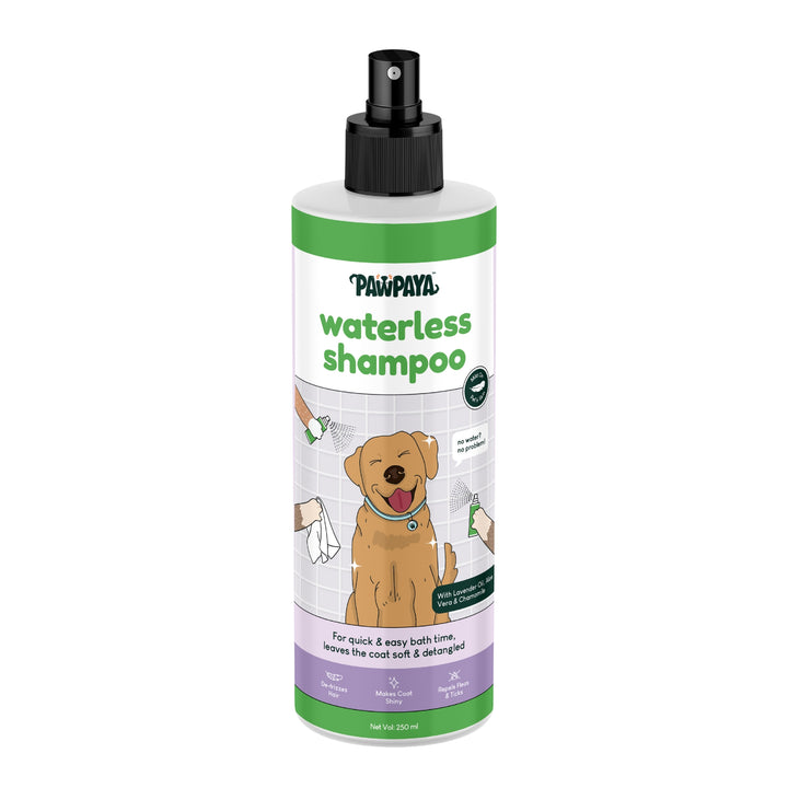 Pawpaya Waterless Pet Shampoo- 250ml - Rufftail Pune
