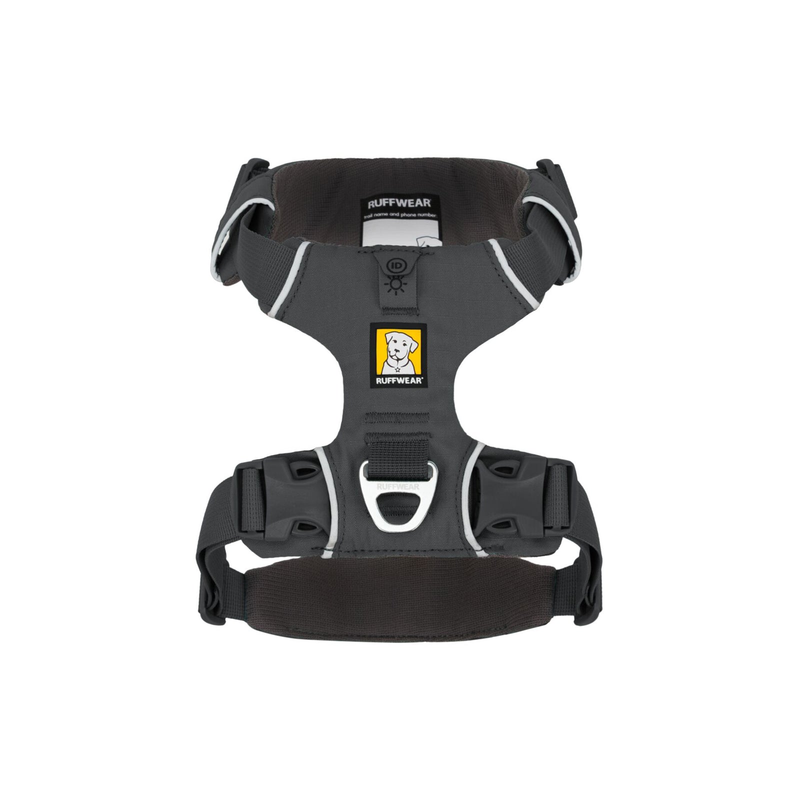 Ruffwear Front Range Harness for Dogs – Comfortable & Durable - Basalt Gray - Rufftail
