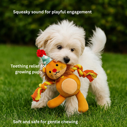 Barkbutler x FOFOS Fluffy Puppy Toy Lion