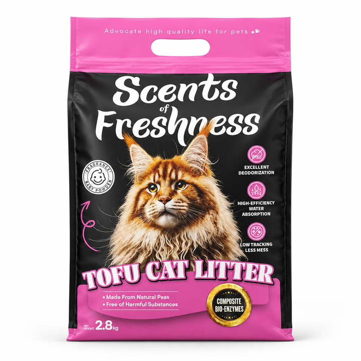 BarkButler Scents of Freshness Tofu Cat Litter - Baby Powder