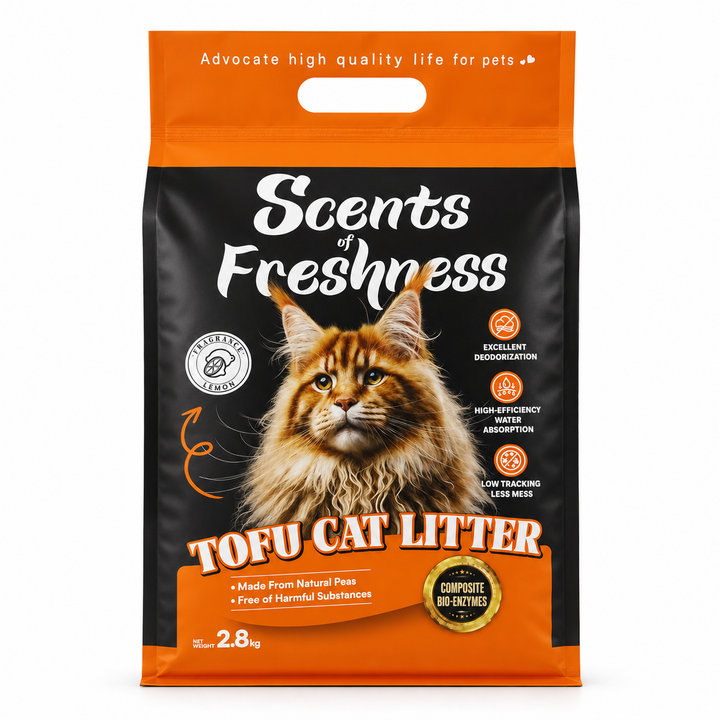 BarkButler Scents of Freshness Tofu Cat Litter - Lemon