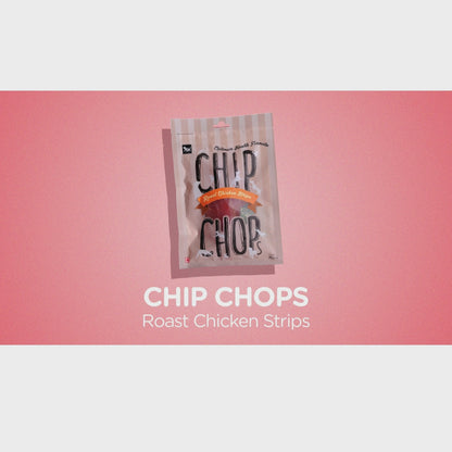 Chip Chops Roast Chicken Strips Treats - 70g