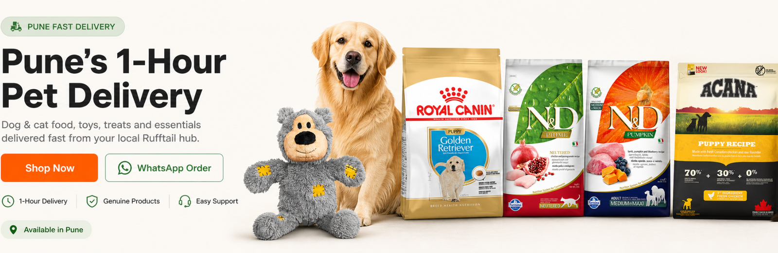 Pet shopping made quick and easy